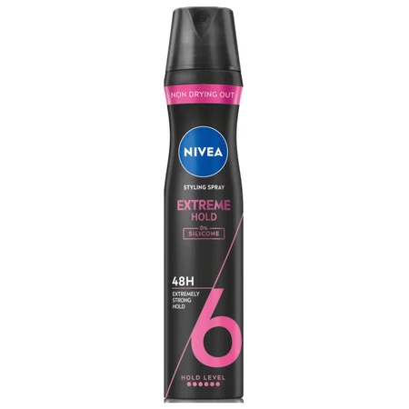 NIVEA Styling Lakier do włosów Extreme Hold - ekstremalnie mocny (poziom 6) 250ml