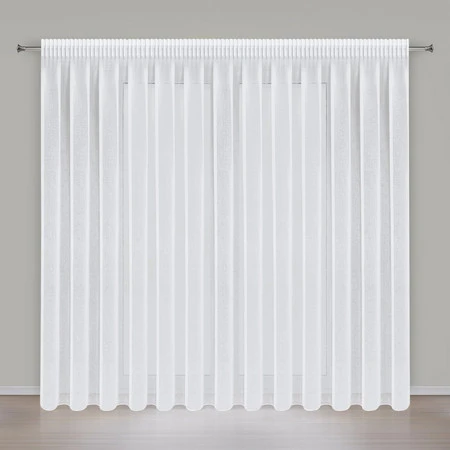 FIRANA GOTOWA ELPIDIA NA TAŚMIE 350 X 250 CM BIAŁY