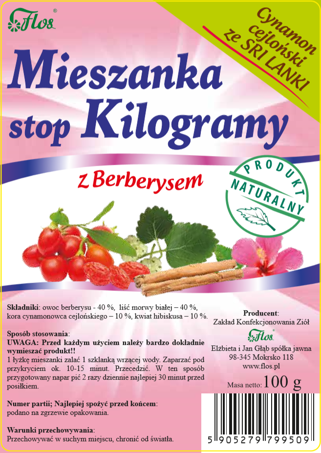 Flos Mieszanka Stop Kilogramy 100G - Nabea.pl