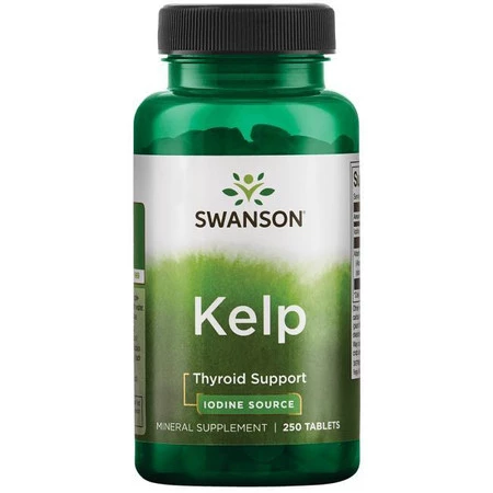 Swanson Kelp 225 Mcg 250 T Wpomaga Pracę Tarczycy