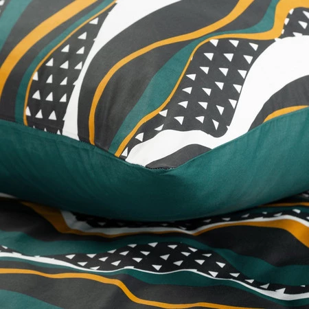 Komplet pościeli satynowej Nika 50, 220 x 200 cm, Ciemnoturkusowy