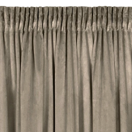 ZASŁONA GOTOWA MELANIE NA TAŚMIE 140 X 270 CM BRĄZOWY