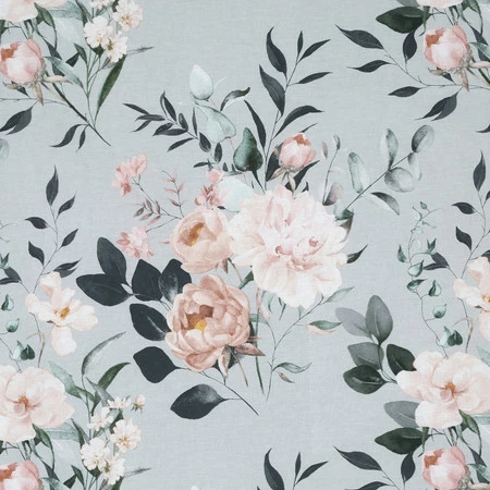 KOMPLET POŚCIELI BAWEŁNIANEJ ROSITA 160 X 200 CM SZARY