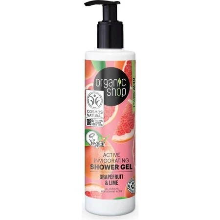 Organic Grapefruit & Lime Active Shower Gel grejpfrutowy aktywny żel pod prysznic 280ml