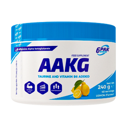 6PAK AAKG 240g JAR LEMON