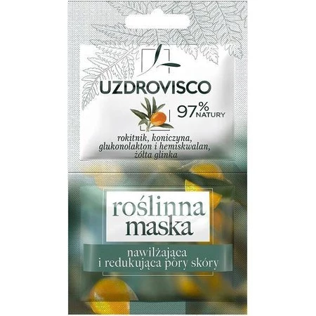 Uzdrovisco Maska nawilżająca rokitnik 2x5ml