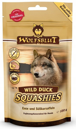 Wolfsblut Dog Squashies Wild Duck 100 g – miękka przekąska dla psa