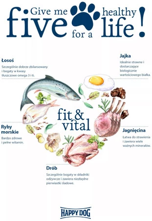 HAPPY DOG Fit / Vital MINI ADULT 800g