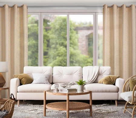 ZASŁONA GOTOWA EVI 140 X 250 CM BEŻOWY