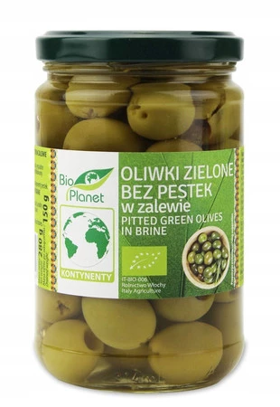 BIO PLANET OLIWKI ZIELONE  BIO 280 g (150 g)