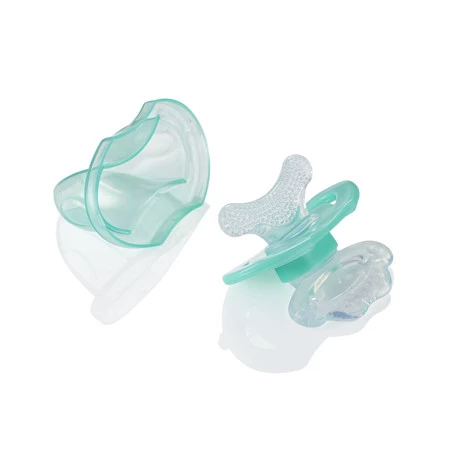 BRUSH-BABY - gryzak dla dzieci FrontEase Teether do zębów przednich od 3 miesiąca życia (1szt.) - kolor zielony