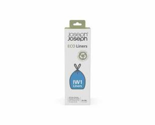 JJ - Worki na śmieci 20 sztuk, 24-36l, szare