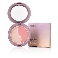 Nanorevit Glow Duo Effect puder rozświetlający i róż do policzków 100 4.5g