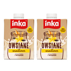 Zestaw: 2x Inka napój owsiany z wanilią 500 ml