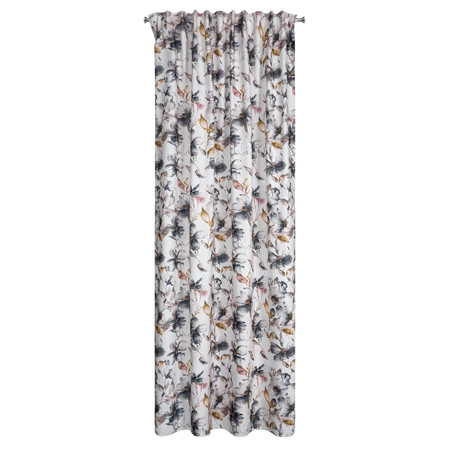 ZASŁONA GOTOWA NIKA NA TAŚMIE 140 X 270 CM BIAŁY