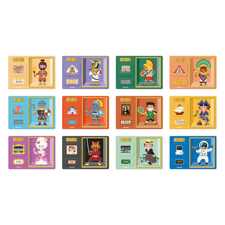 Janod Magnetyczna układanka Historia Magnetibook 3-8 lat
