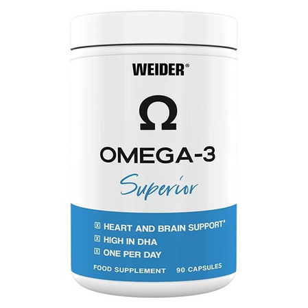 Weider Omega 3 Superior kwasy tłuszczowe omega-3 EPA i DHA 90 kaps.