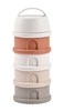 BEABA Pojemniki na mleko w proszku 4 komory cotton white/terracotta