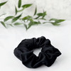 Anwen Bawełniana Scrunchie gumka do włosów Czarna
