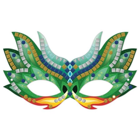 Janod Zestaw kreatywny Mozaika Maski 7+