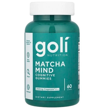 GOLI NUTRITION Matcha Mind - Cytykolina + Matcha (60 żelek)