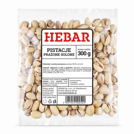 Hebar Pistacje solone 300 g