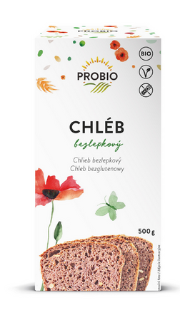  MIESZANKA DO WYPIEKU CHLEBA BEZGLUTENOWA BIO 500 g - PROBIO
