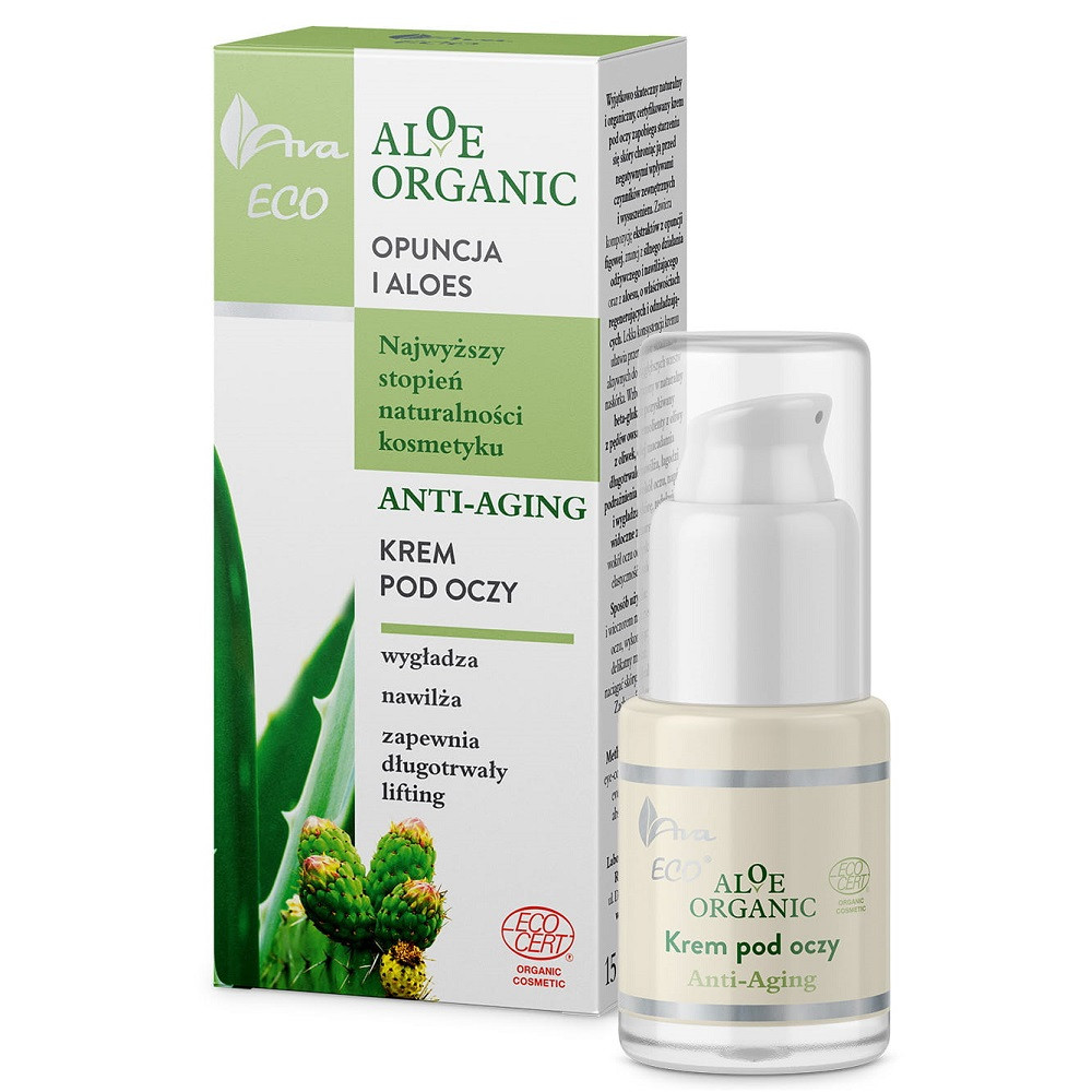 ALOE ORGANIC Krem pod oczy anti-aging 30ml - AVA - Nabea.pl
