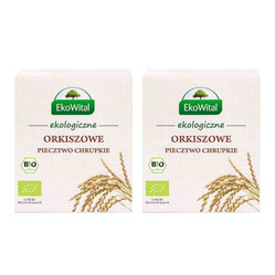 Zestaw: 2x EkoWital − Pieczywo chrupkie orkiszowe BIO − 100 g