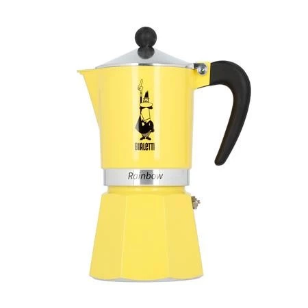 Bialetti Rainbow kawiarka 6tz Żółta