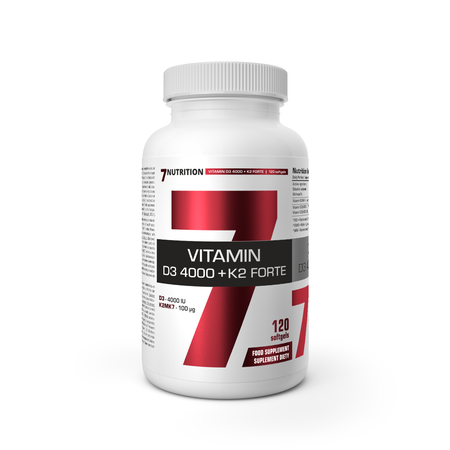 7Nutrition Vitamin D3 4000 K2 Forte 120 kaps.
