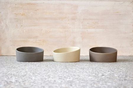 PALOPA Miska dla psa porcelanowa Cali grey