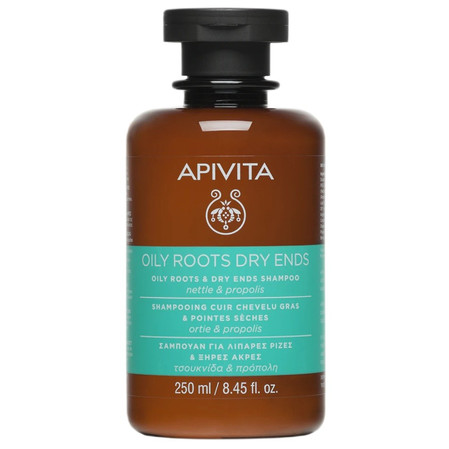 Oily Roots & Dry Ends Shampoo szampon regulujący przetłuszczanie nasady i odżywiający suche końcówki z pokrzywą i propolisem 250ml