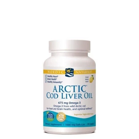 Nordic Naturals Arctic Cod Liver Oil 90 Kaps.