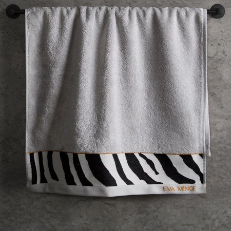 Ręcznik Eva 22 50 x 90 cm, Srebrny
