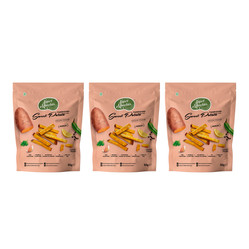 Zestaw: 3x Super Munchies Chipsy Z Batatów Tandoori  60g