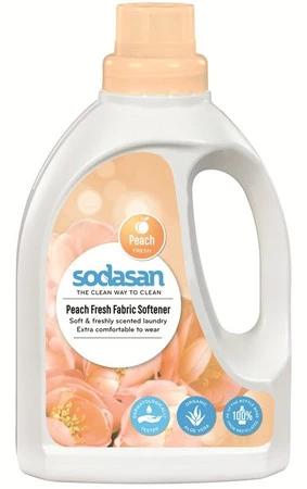 Sodasan Płyn do płukania tkanin brzoskwinia BIO 750 ml
