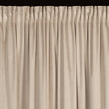 ZASŁONA GOTOWA CARLI NA TAŚMIE 140 X 250 CM BEŻOWY