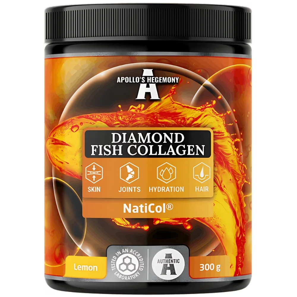 APOLLO'S HEGEMONY Fish Collagen smak pomarańcza 300g - Nabea.pl