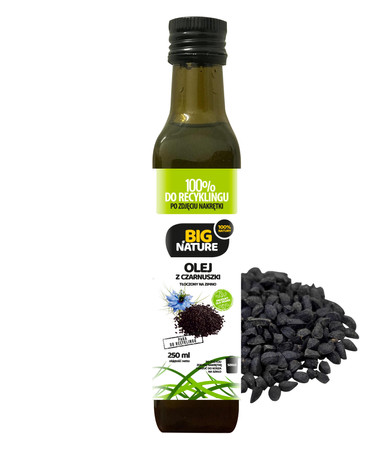 Big Nature Olej z czarnuszki 250 ml 100%