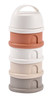 BEABA Pojemniki na mleko w proszku 4 komory cotton white/terracotta