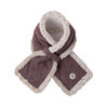 Lodger Dwuwarstwowy szaliczek z polaru wrzosowy Fleece Mauve