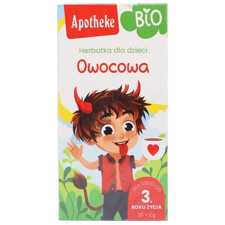 Apotheke − Herbatka dla dzieci owocowa BIO − 20 x 2 g