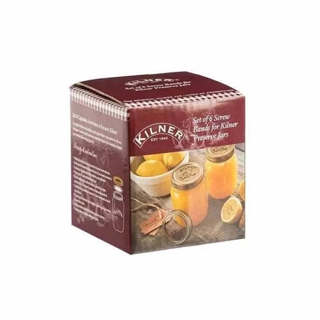 KIL - Zestaw 6 nakrętek do słoików, Preserve Jars
