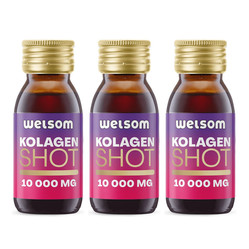 Zestaw: 3x Welsom Kolagen 10 000 Shot 60ml