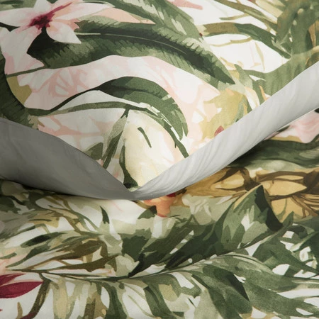 Komplet Pościeli Satynowej Spring 43 160 x 200 cm, Zielony