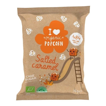 Popcorn słony karmel BIO 75 g