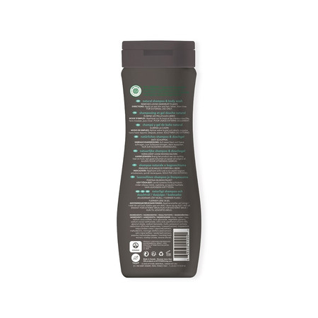 Attitude SUPER LEAVES™, SCALP CARE MEN, Szampon i płyn do mycia ciała, 473 ml