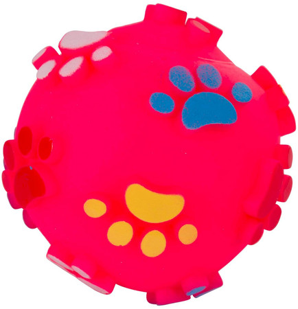 KERBL Piłka piszcząca w łapki dla psa 10cm Różne kolory