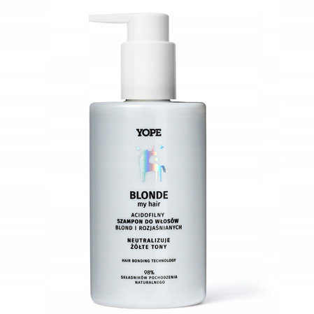 Yope - Blonde My Hair acidofilny szampon do włosów blond i rozjaśnianych 300ml